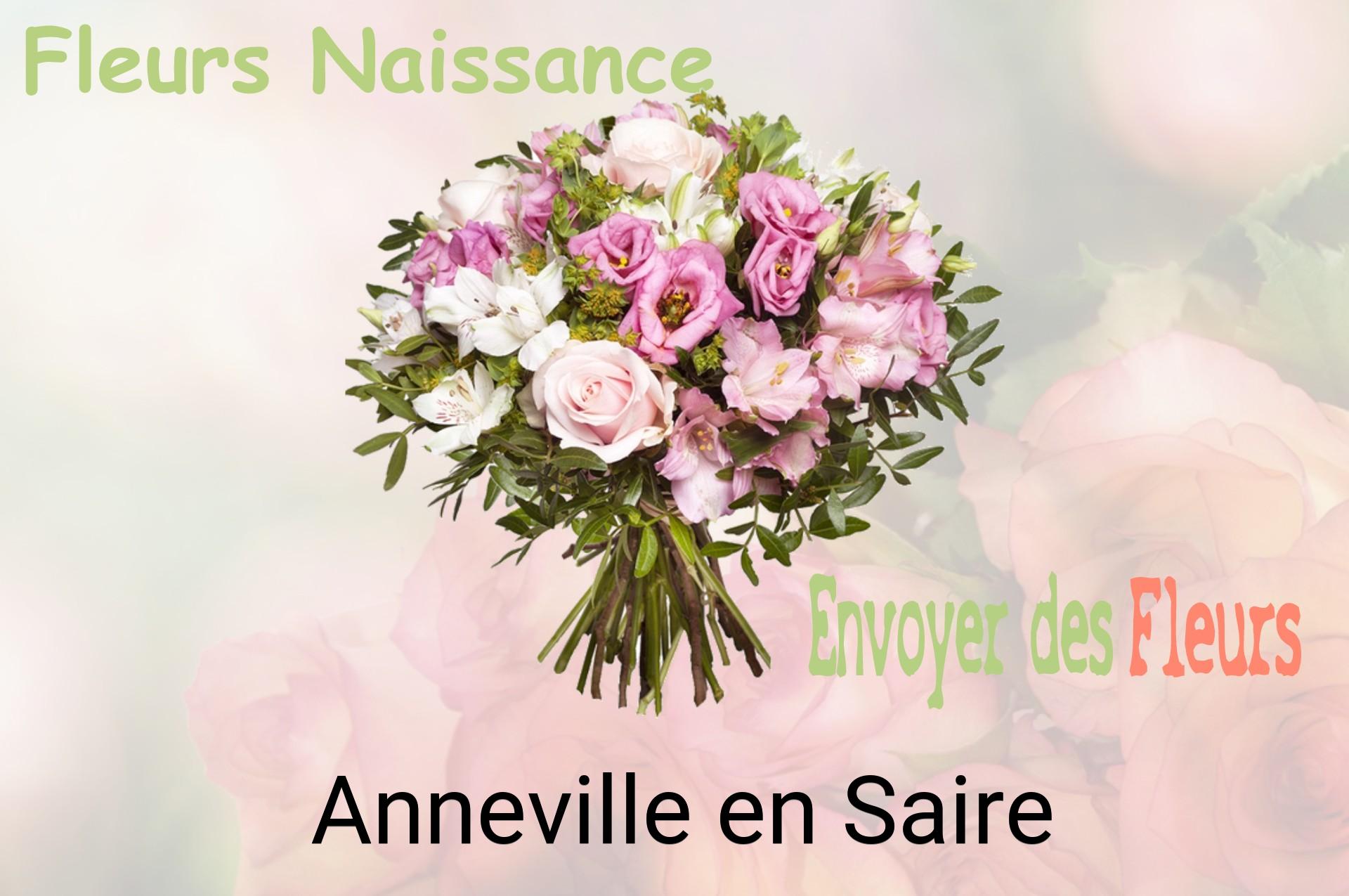 Bouquet de fleurs de naissance livré à Anneville-en-Saire